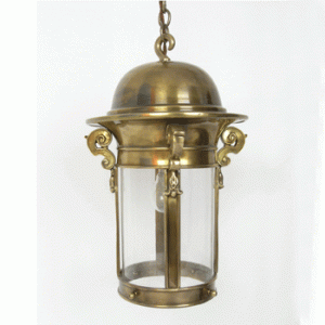 Small Blickling hanging lantern in antique finish
