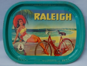 RALEIGH OLD TIN TRAY