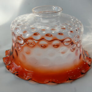 Victorian Gas Amber glass shade no.283